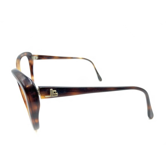 Jean Louis Scherrer Vintage Jakky'O Tortoise Brown Cat Eye Sunglasses Frames 130 - Picture 7 of 12